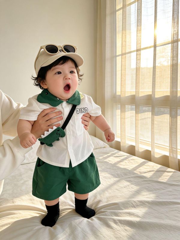 綠恐龍來襲～玩偶套裝 