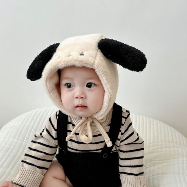 汪星人毛絨絨護耳帽 