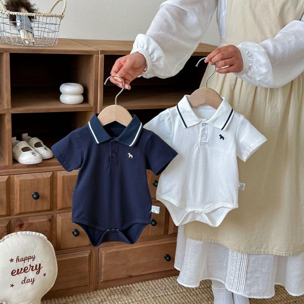 胸前小馬標誌POLO包屁 