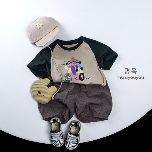 俏皮插畫風短tee 
