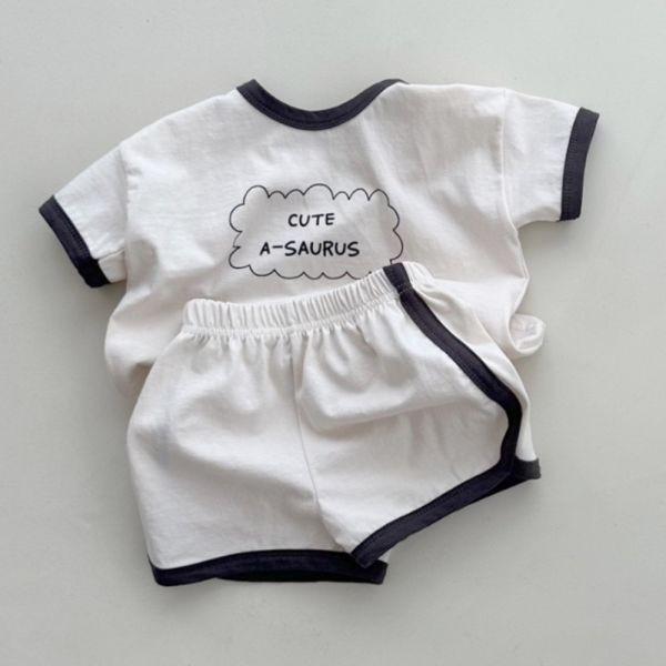 你黑我白字母套裝 