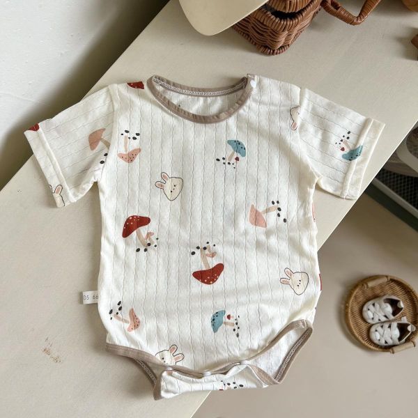 可愛好療癒款滾邊包屁 