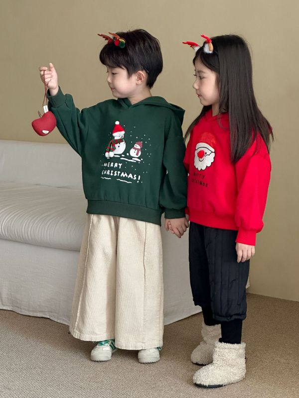 Merry Kids 聖誕連帽上衣 