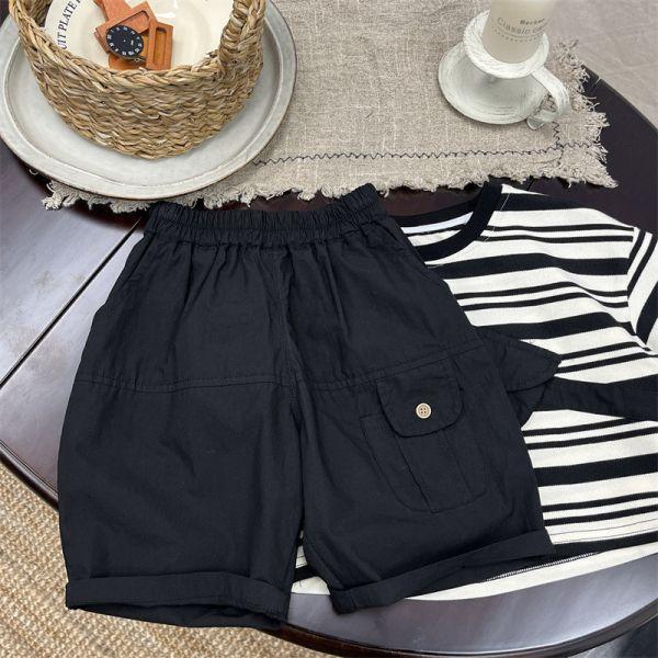 自帶包包黑白紋套裝 