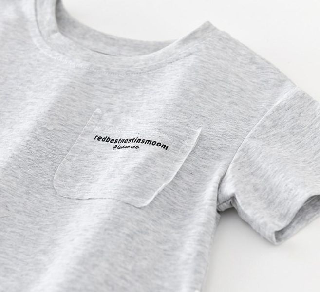 灰色寬鬆日式街頭套裝 