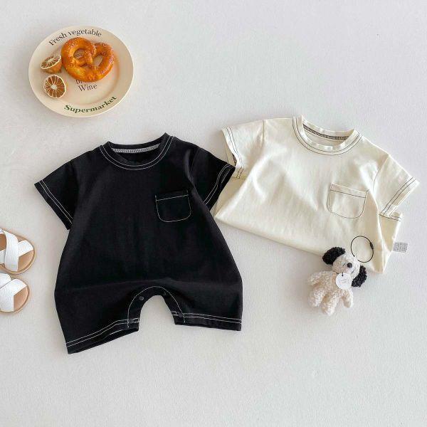 黑白明線兄弟連身衣 