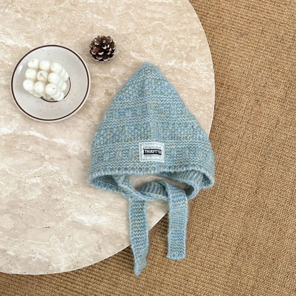 北歐精靈綁結毛帽 