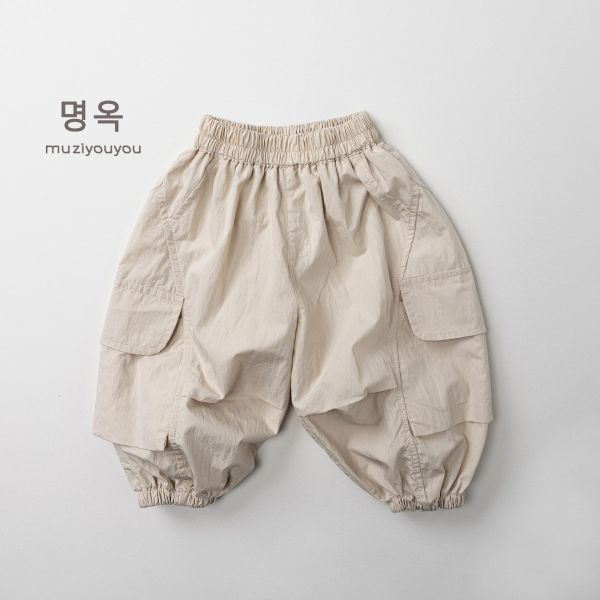 工裝兩節戶外感縮口褲 