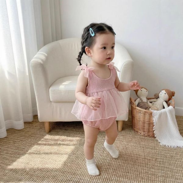 美美粉色雙肩蝴蝶結包屁 