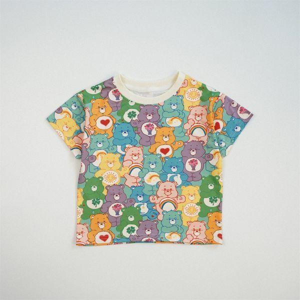 滿印彩虹熊短袖上衣 
