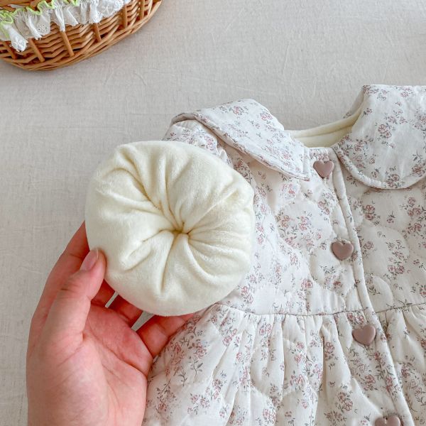 秋冬花語棉花糖保暖外套 