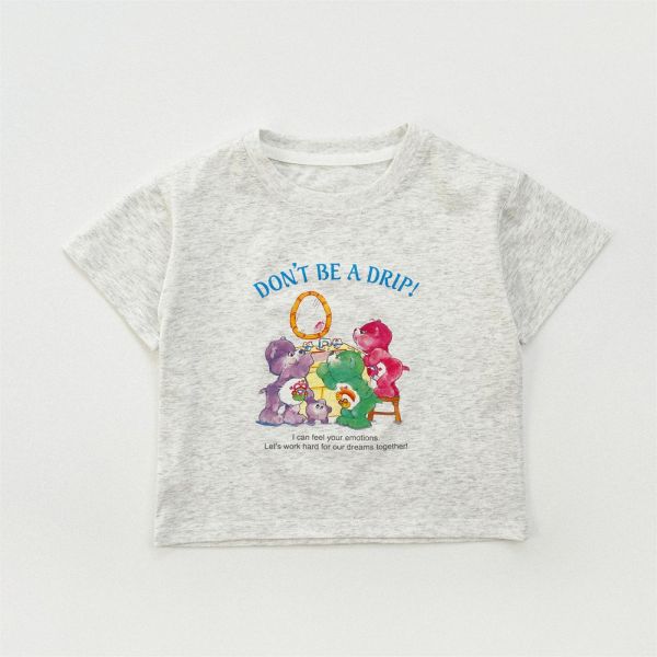 繽紛小熊字母半袖上衣 