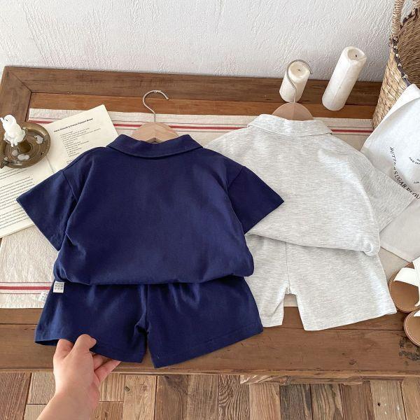 刺繡小愛心短袖套裝 