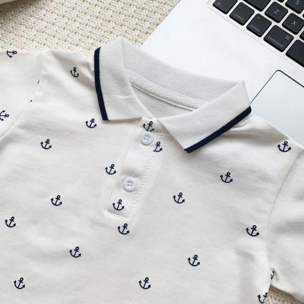 滿印船錨Polo領包屁 