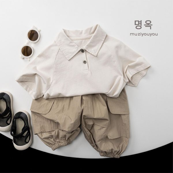 日系百搭條紋休閒T恤 