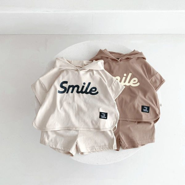 大地色系！Smile連帽套裝 