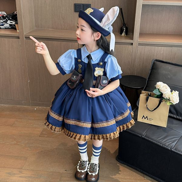 萬聖節款！兔子女警套組 