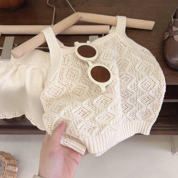 夏天浪漫款！針織吊帶套裝 