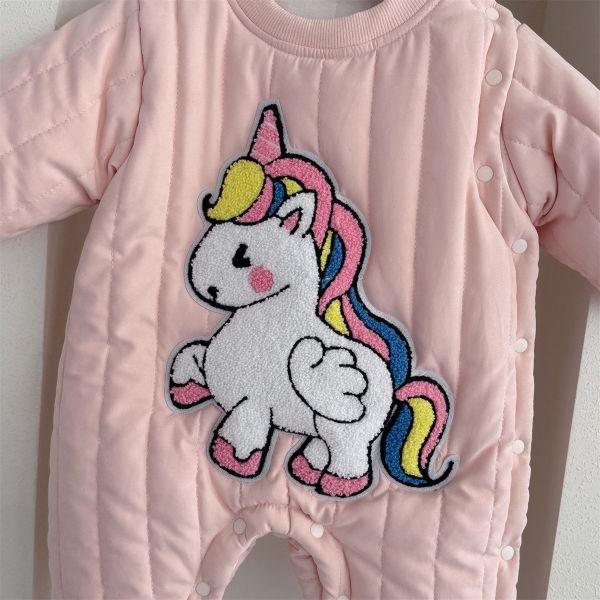 暖冬小飛馬鋪棉連身衣 