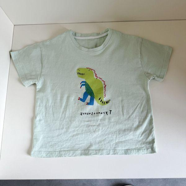 彩色筆恐龍短tee 