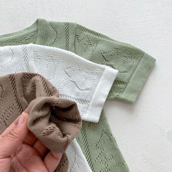 小兔子薄款針織連身衣 