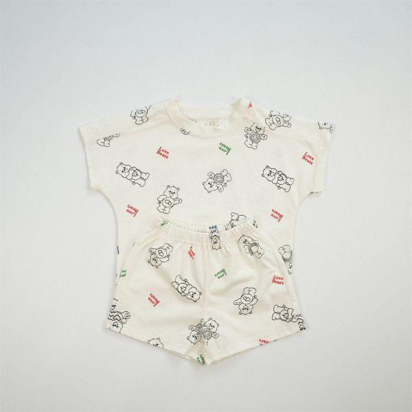 彩虹小熊短袖套裝 