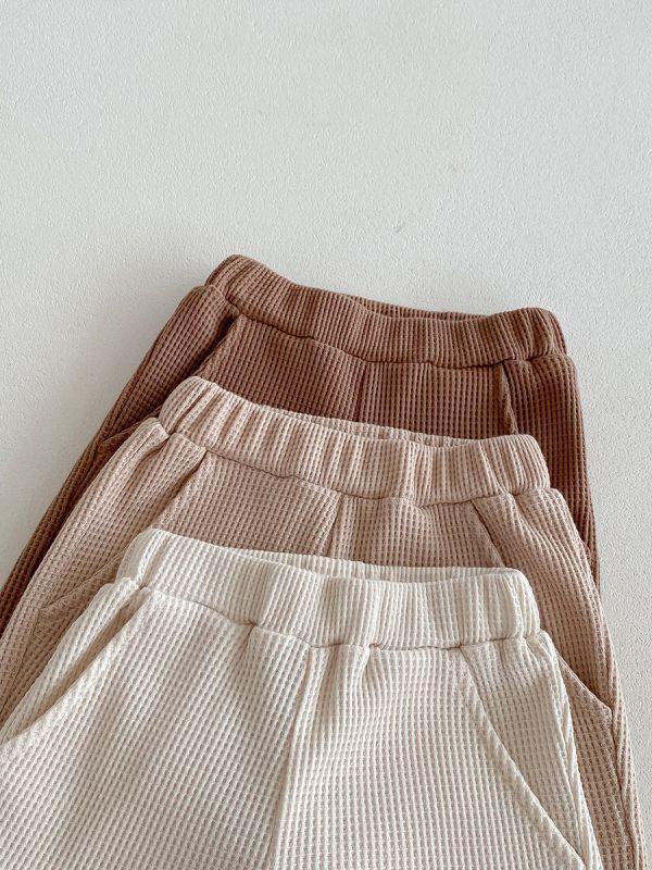 華夫格刺繡獅子套裝 