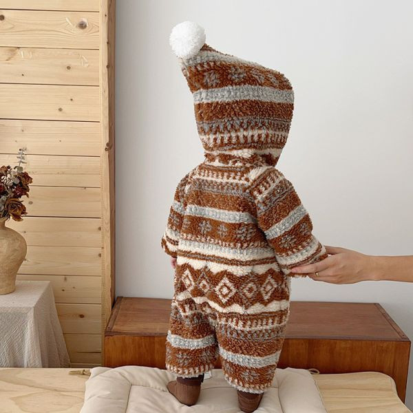 【現貨】可可精靈口袋連身衣 