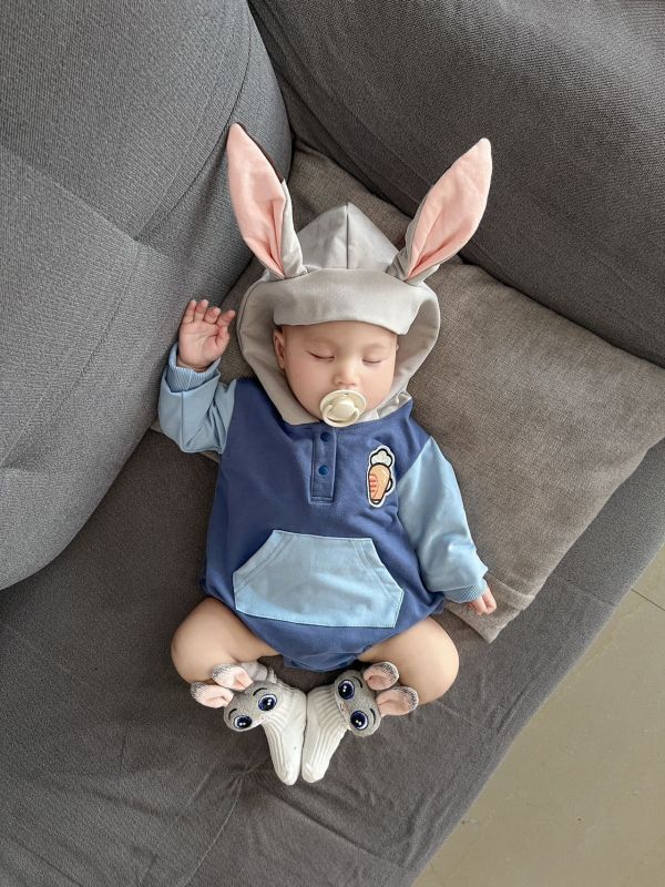 長耳小動物造型連帽包屁 