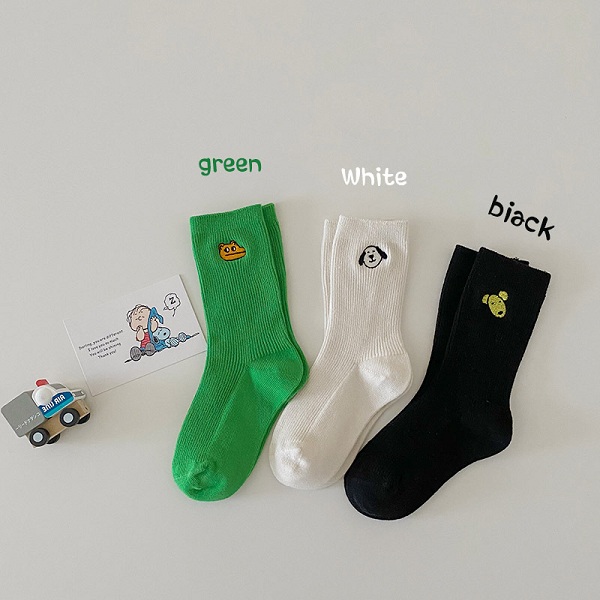 好閃夏天色系｜動物中筒襪 