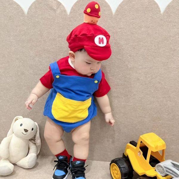 可愛香菇兄弟短袖三件組 