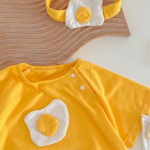 哈哈哈超可愛！蛋殼寶寶｜附髮帶 