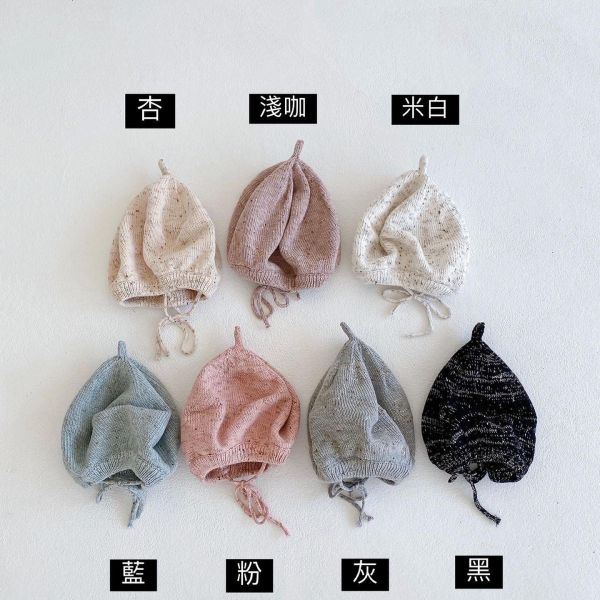 混色針織貝雷帽｜七色 