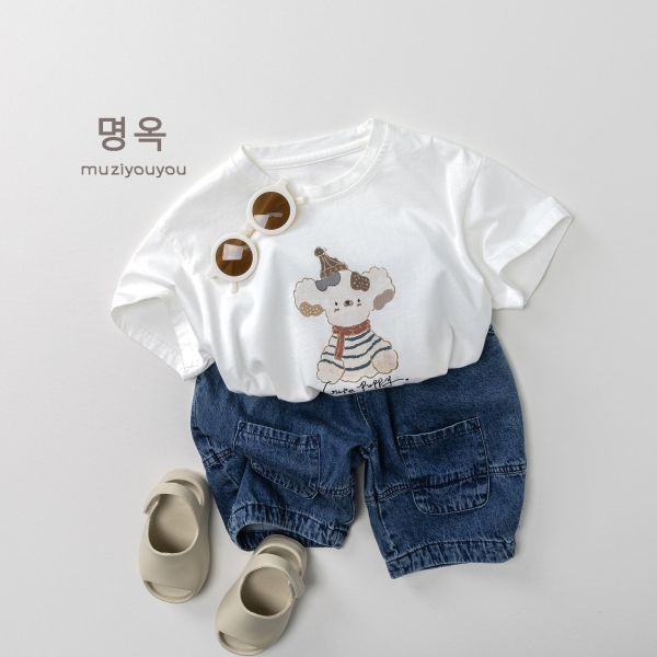 小雙口袋牛仔七分褲 