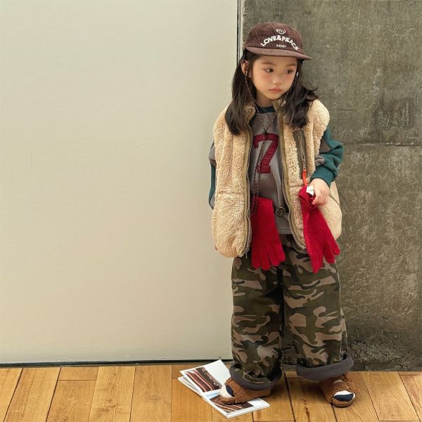 剛剛好溫度拼色鋪棉背心 