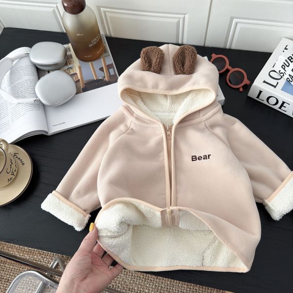 可愛動物派對造型連帽外套 