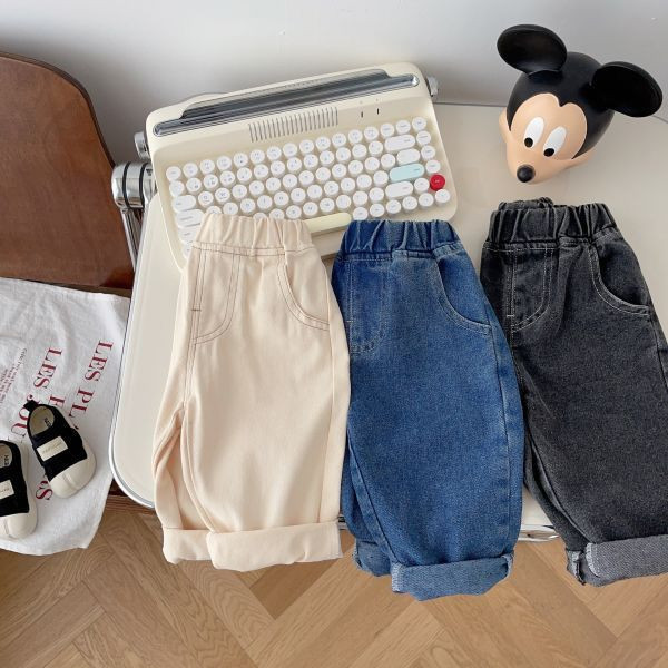 【現貨】簡約帥氣款！牛仔休閒褲 