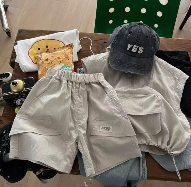 山系風！休閒無袖套裝 