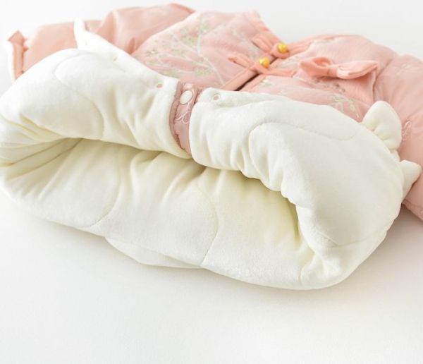 粉色過年款！公主夾棉連身衣 