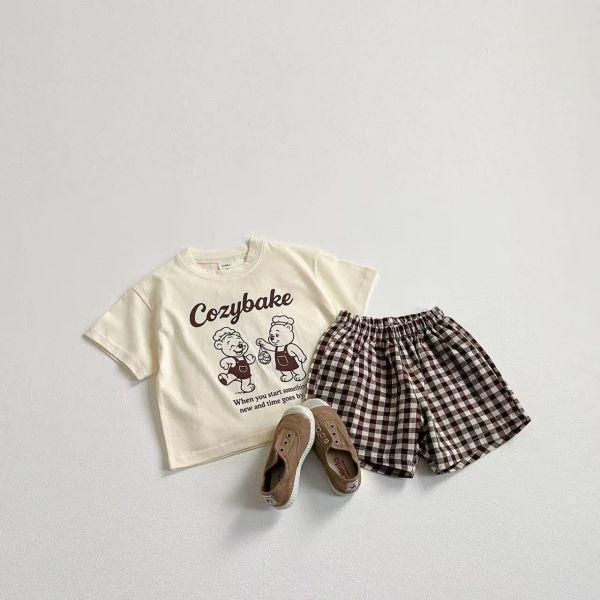 小烘焙師格紋套裝 