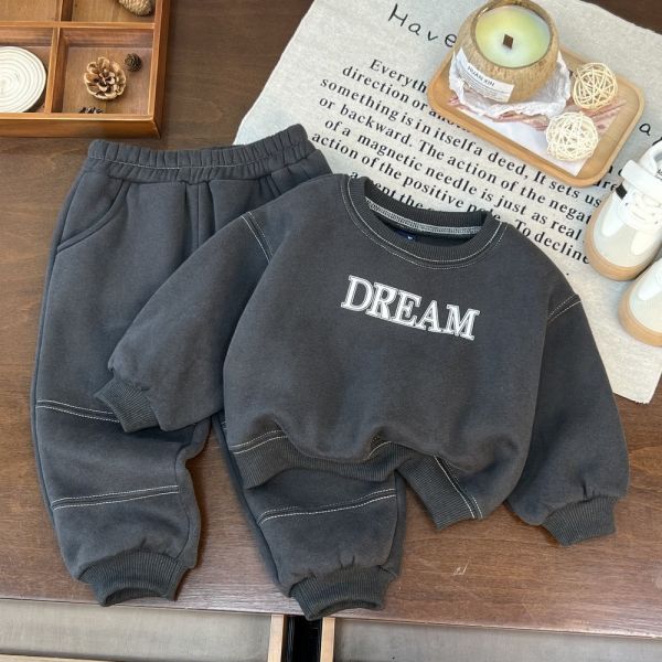 DREAM厚棉明線休閒套裝 