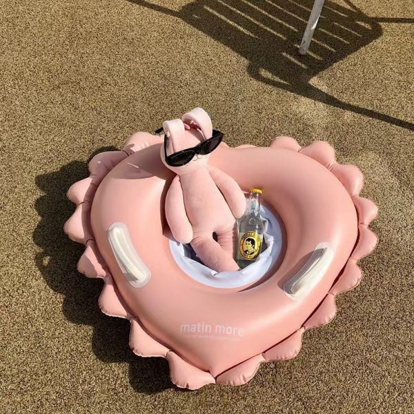 泡芙甜甜愛心泳圈 
