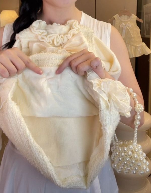 法式奶霜小公主背心裙 