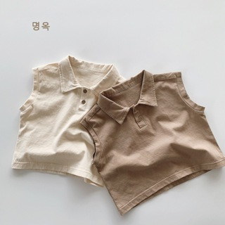 【現貨】大地色！素面帥氣無袖背心 