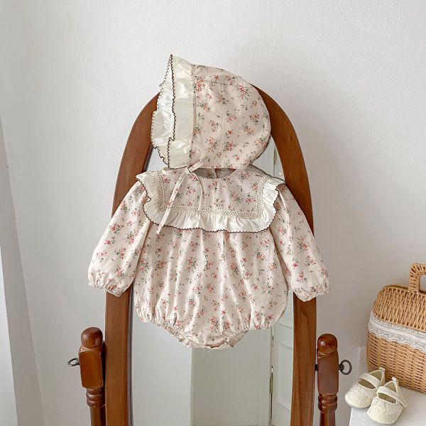 滿月公主花束包屁｜附帽 