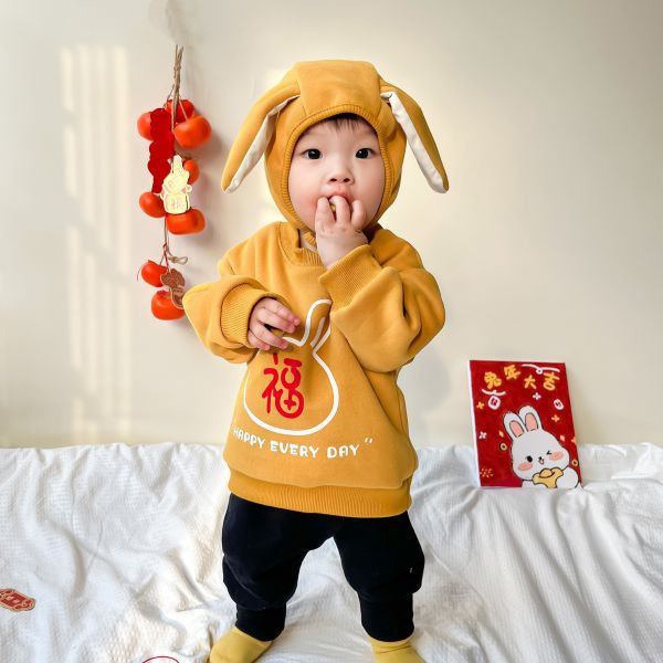 賀年寶寶！恭喜發財上衣 