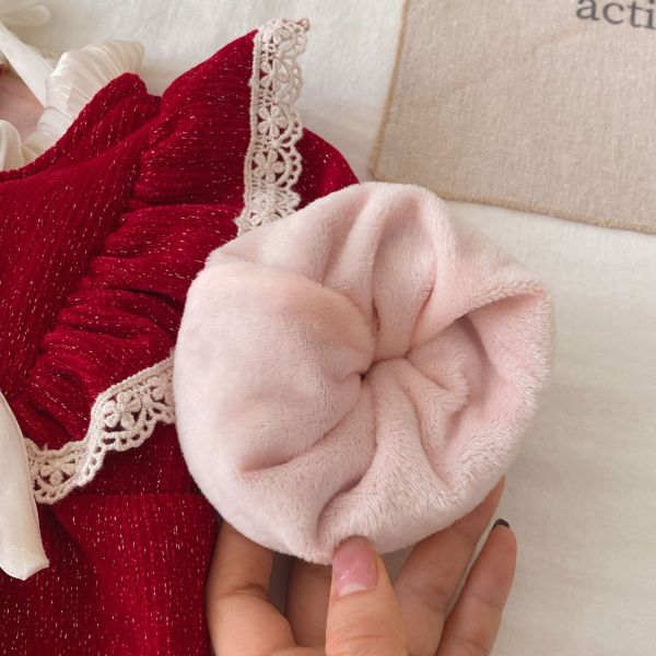 小公主喜氣蕾絲澎袖包屁 