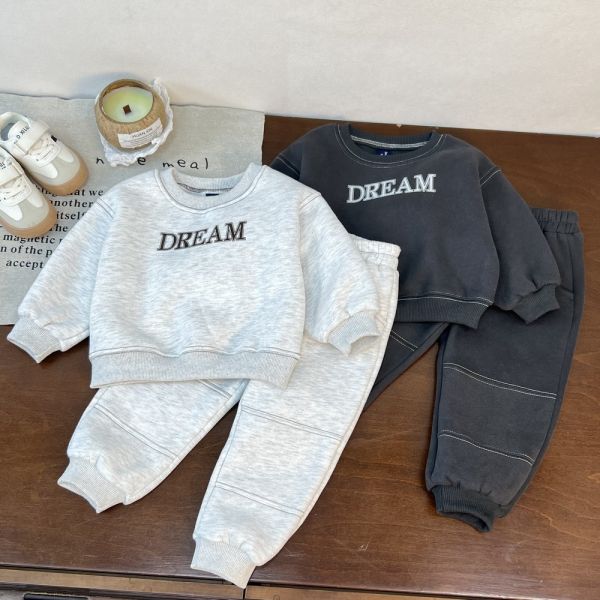 DREAM厚棉明線休閒套裝 