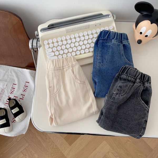 【現貨】簡約帥氣款！牛仔休閒褲 