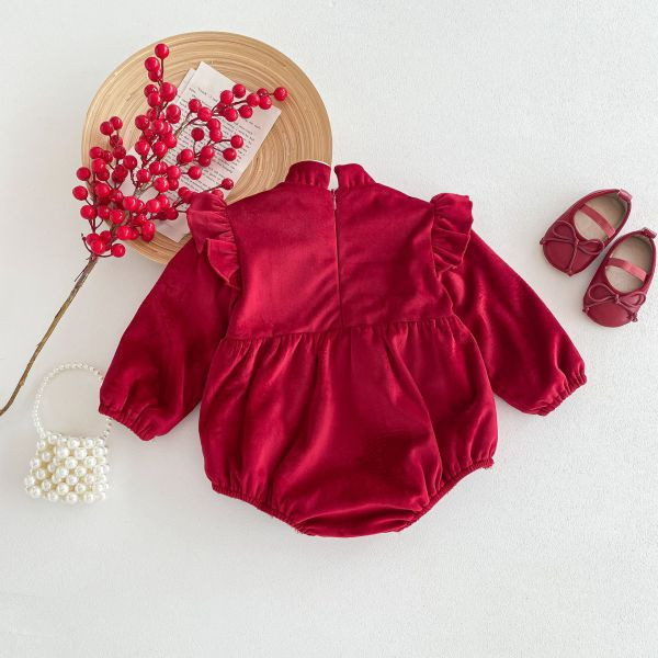 賀年服！側蝴蝶結包屁 